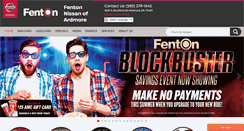 Desktop Screenshot of fentonnissanofardmore.com